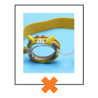 Duikbril giraffe geel